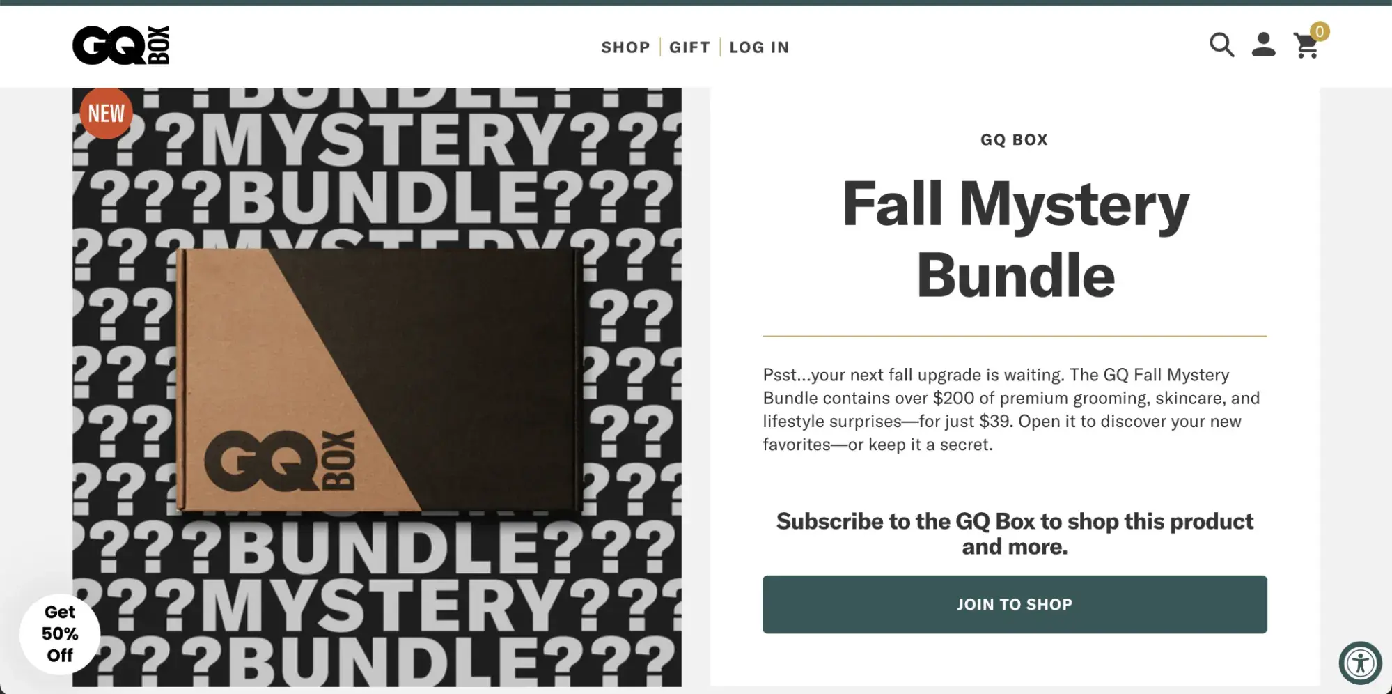 gq box customer referral programs offers a mystery reward