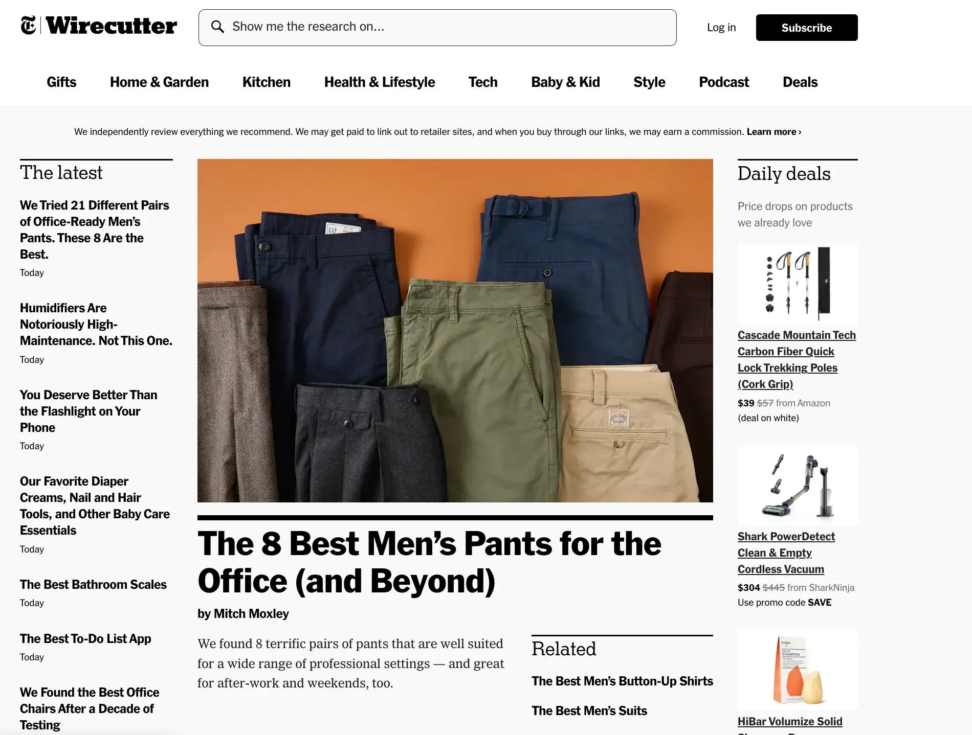 customer review sites, wirecutter