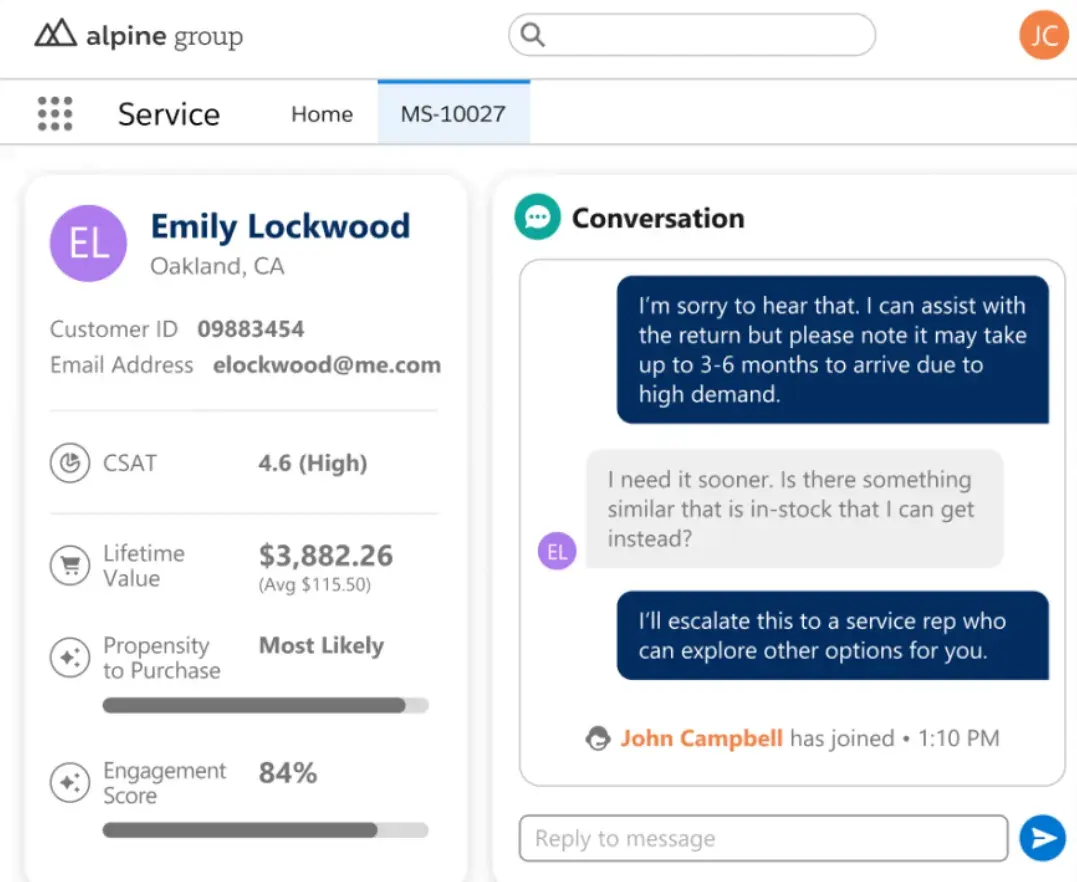 customer service crm, Salesforce Service Cloud