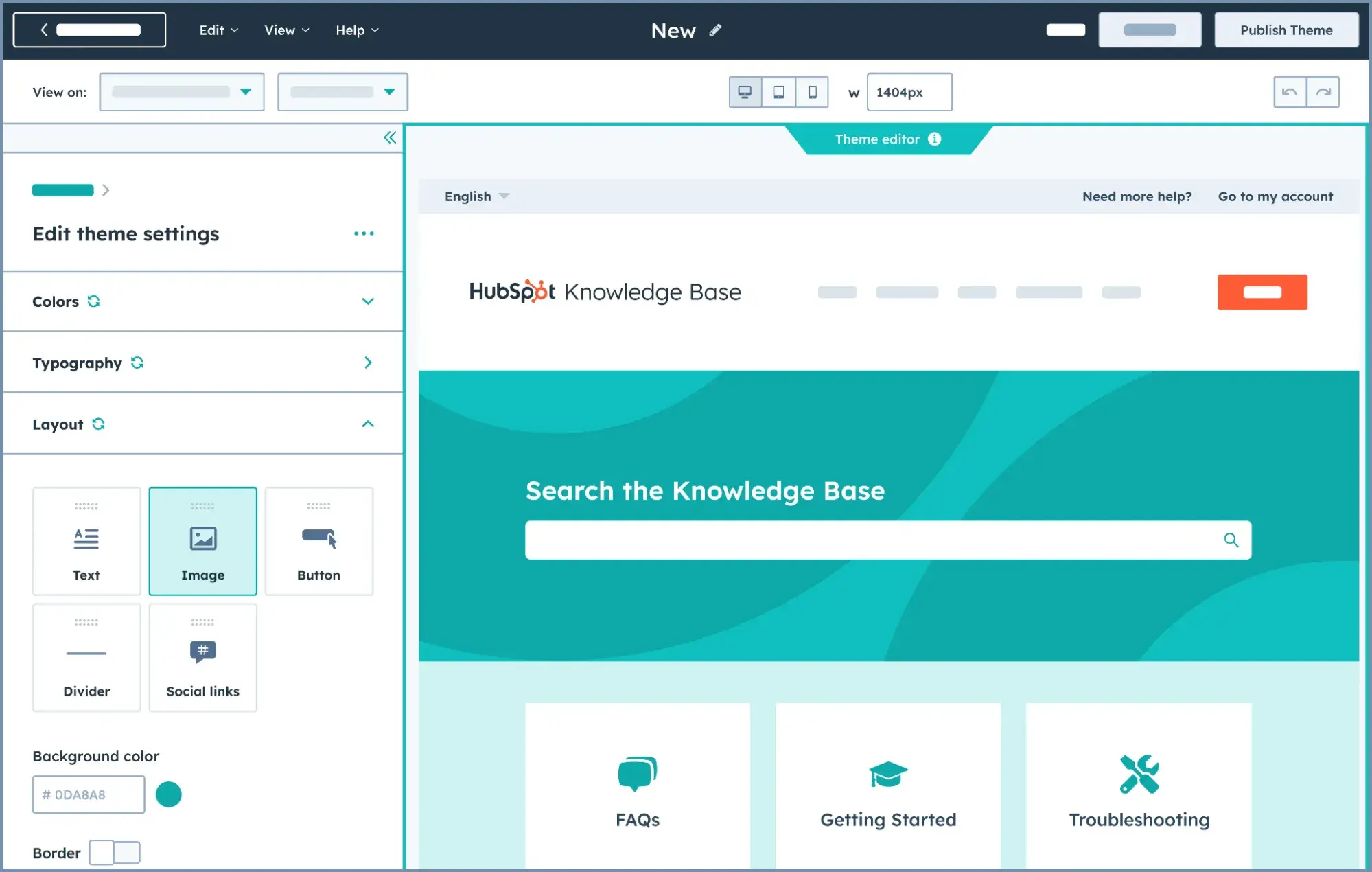 service hub customer service software knowledge base editor