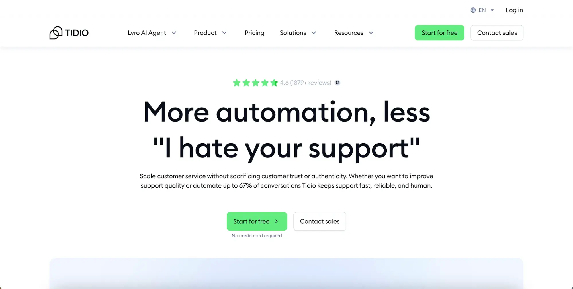 customer service software example, tidio