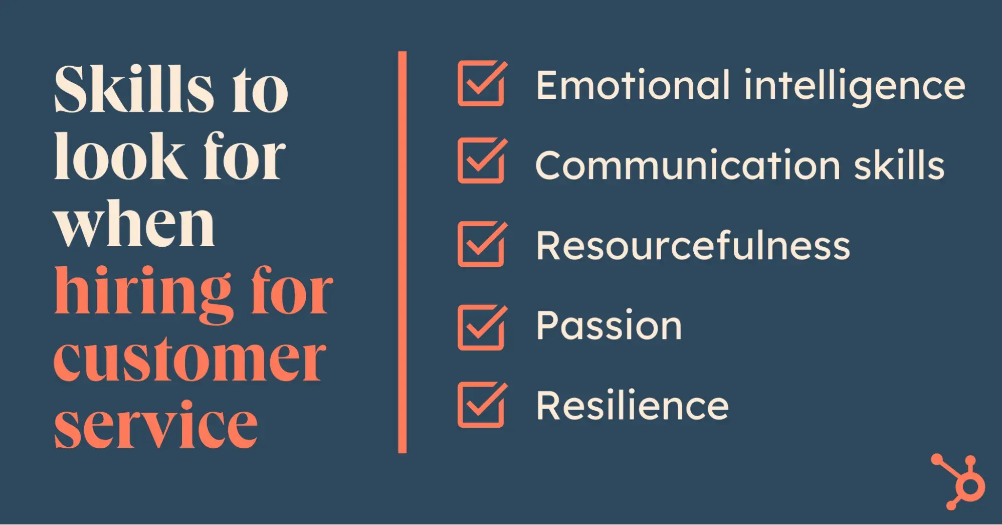 skills to look for when hiring for customer service