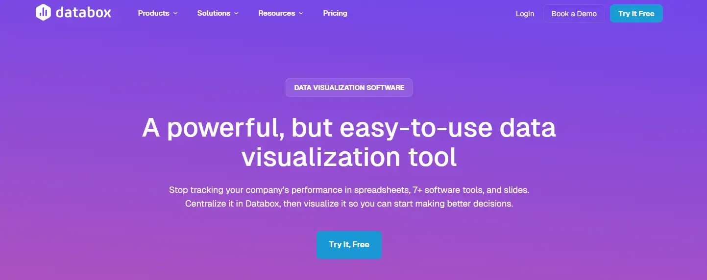 databox data visualization tool