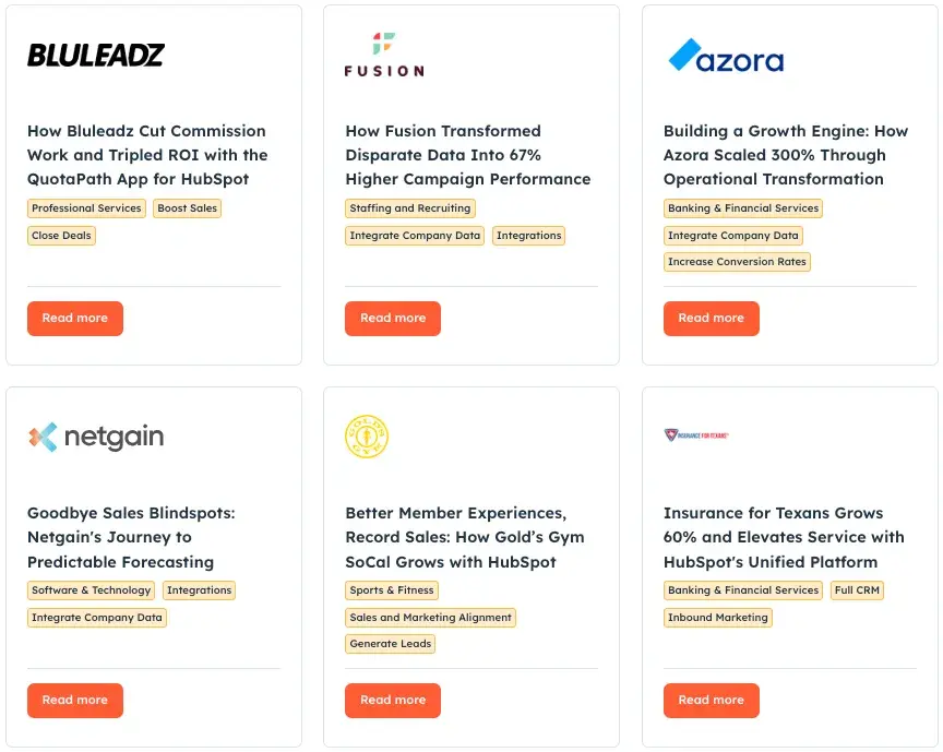 examples of client testimonials