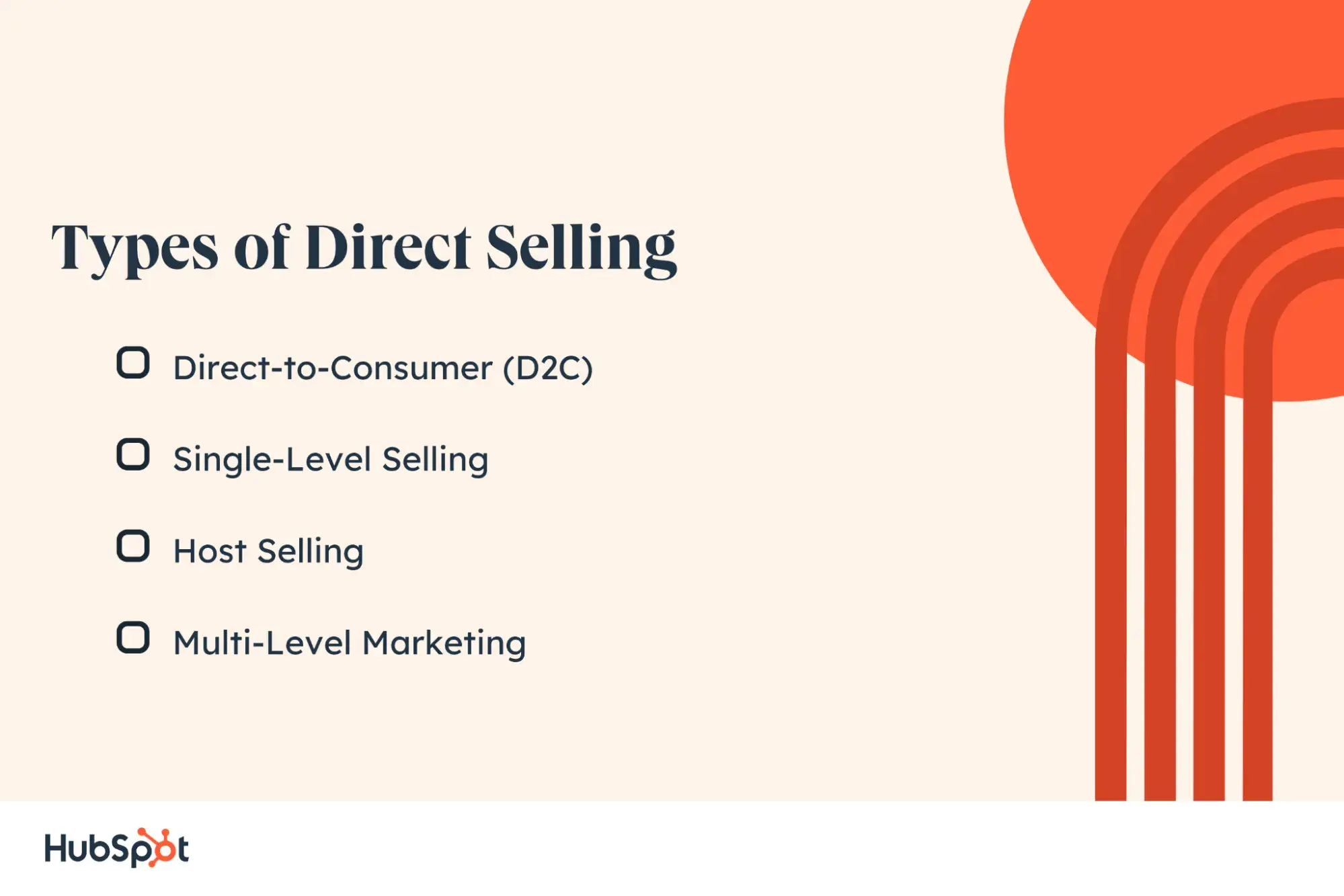 types of direct selling