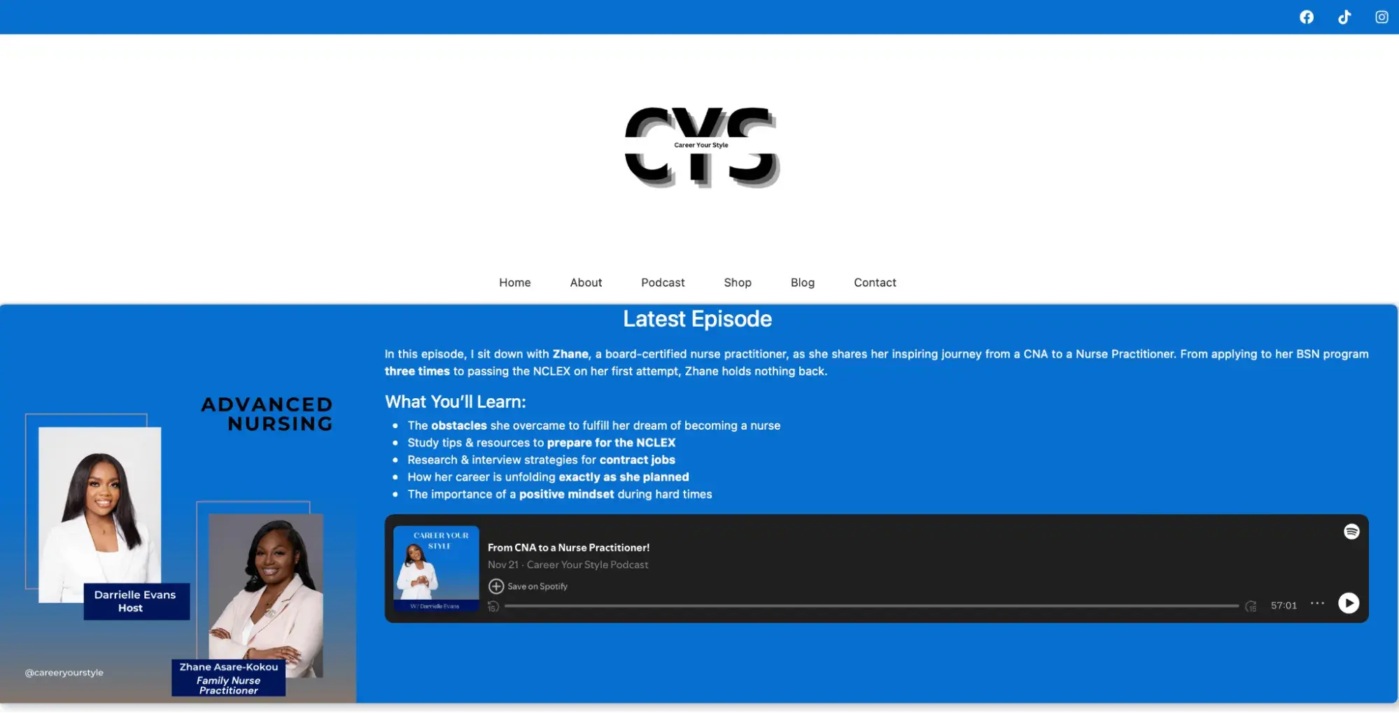 embed podcast on website, my website with spotify podcast episode embed