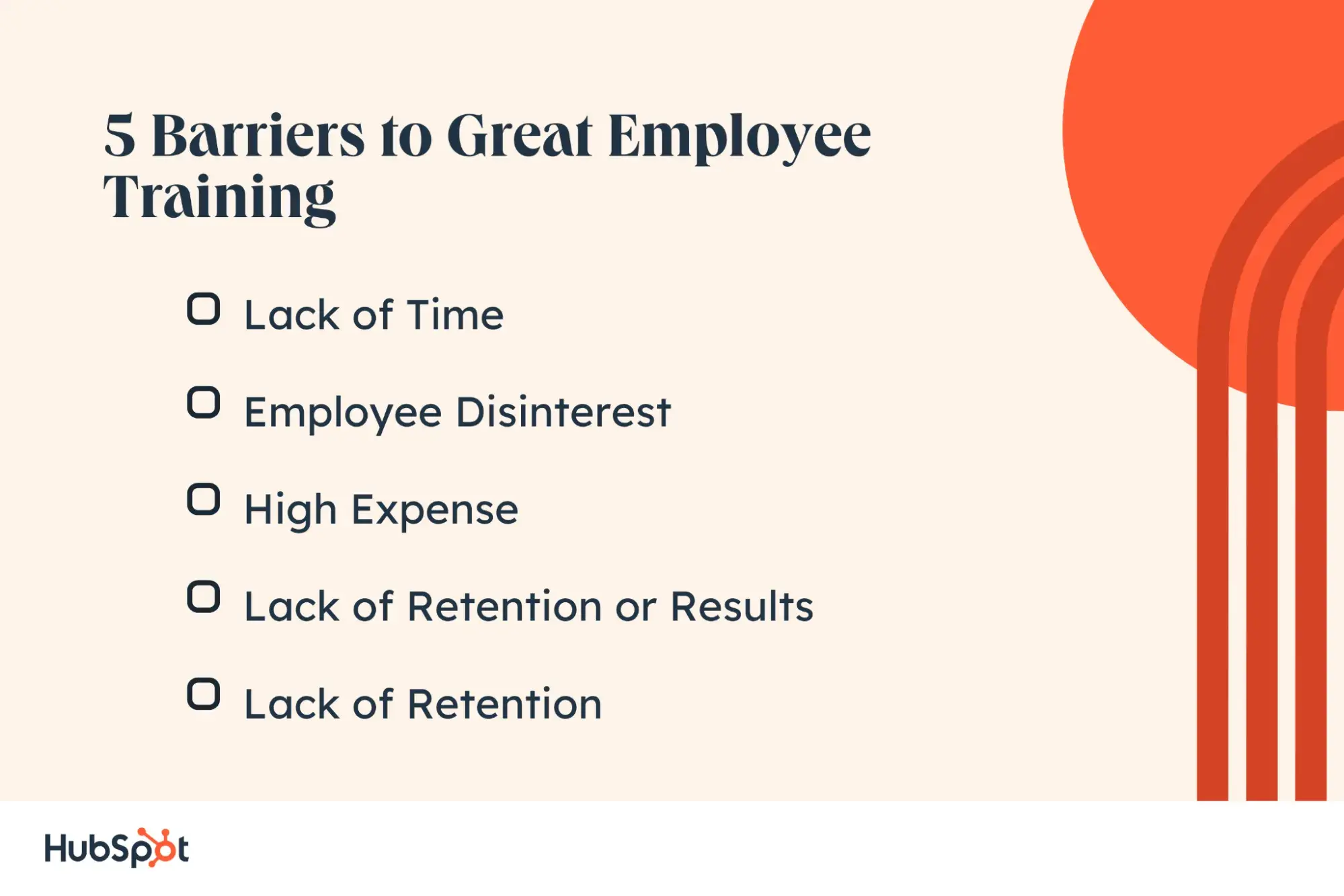 employee training barriers