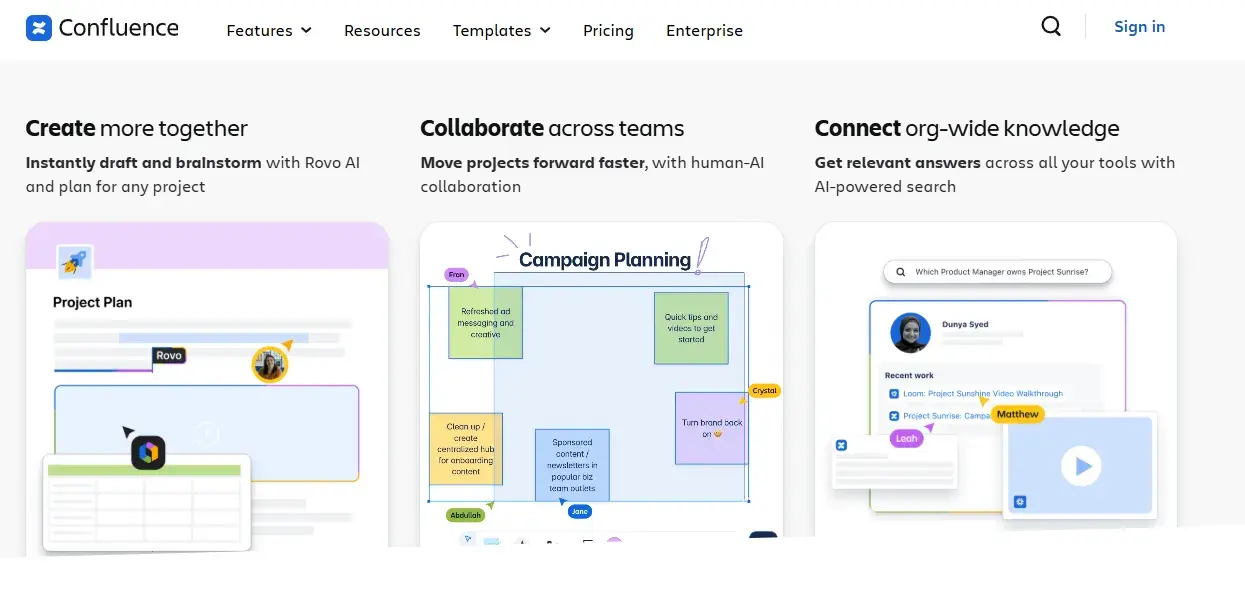 Confluence Cloud, enterprise content management tools