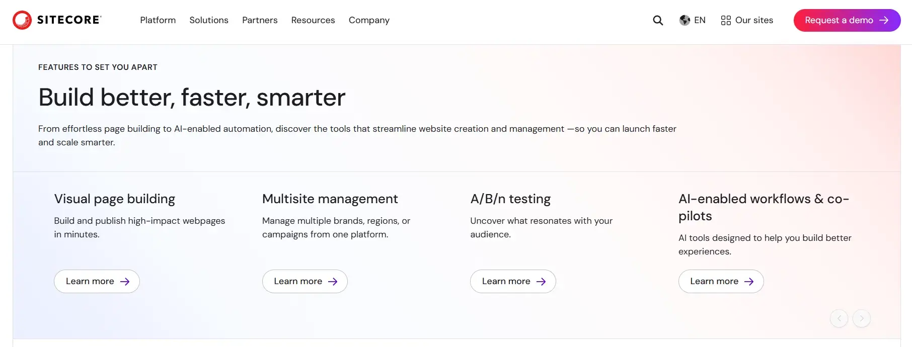 Sitecore XM Cloud, enterprise content management tools