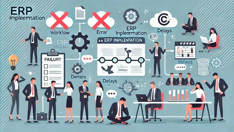ERP導入失敗事例｜失敗の主な原因と対策を徹底解説