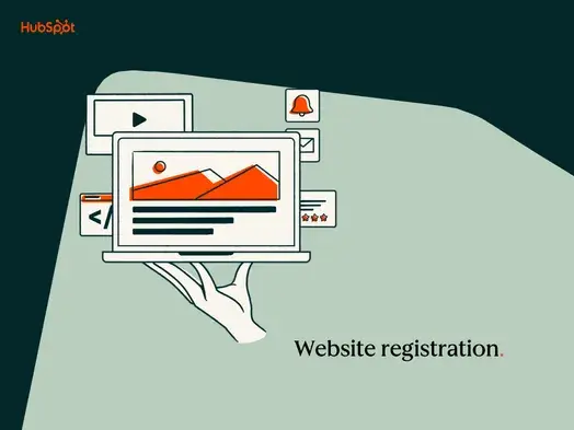 website registration with user friendly interface