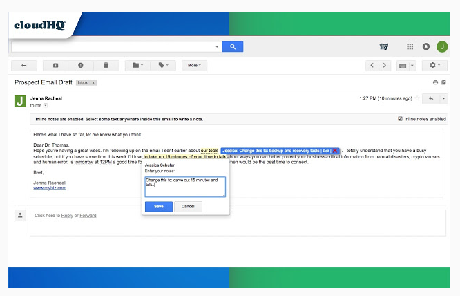 Gmail Notes: extensión para Gmail