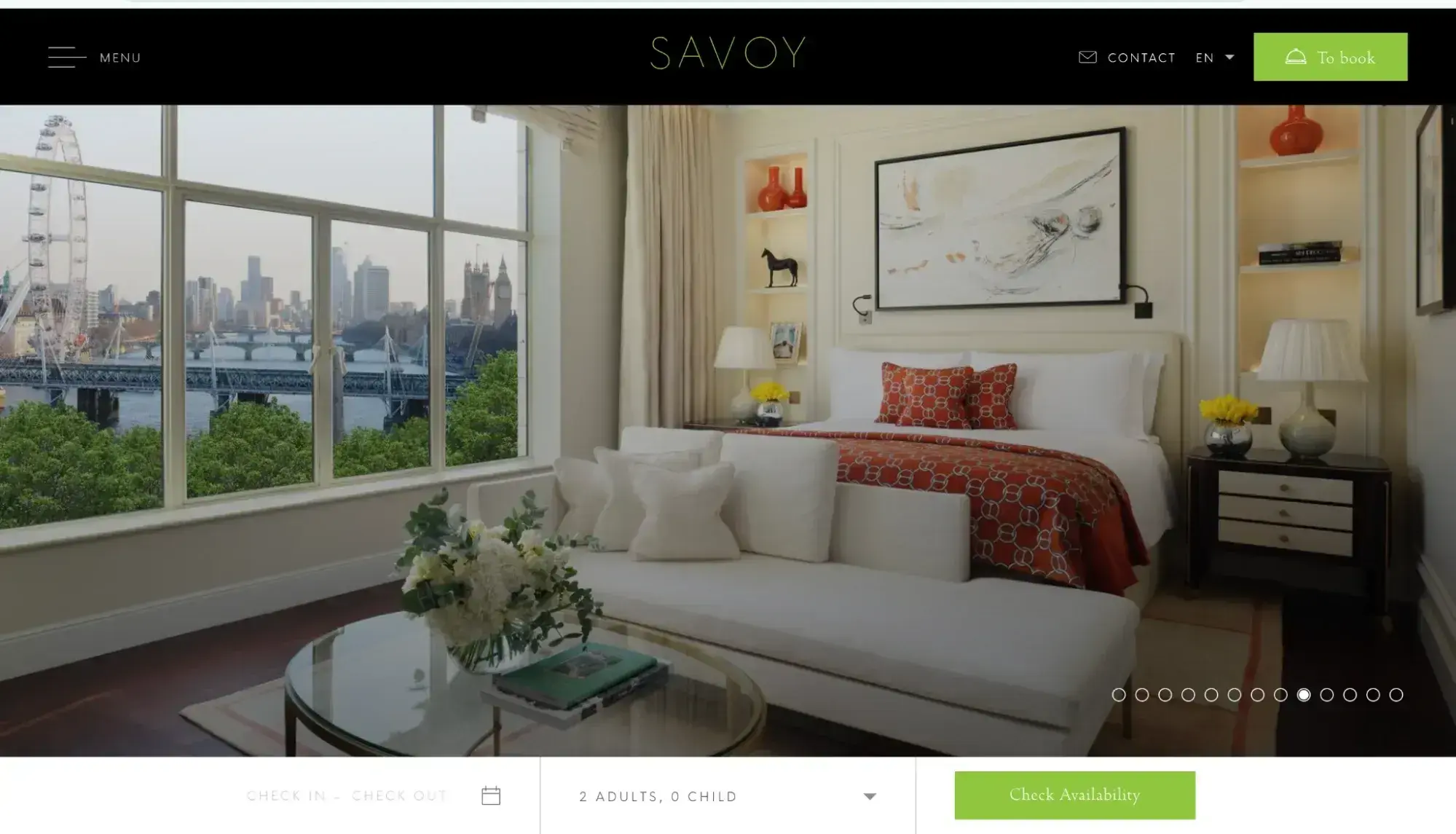 fancy website: the savoy london