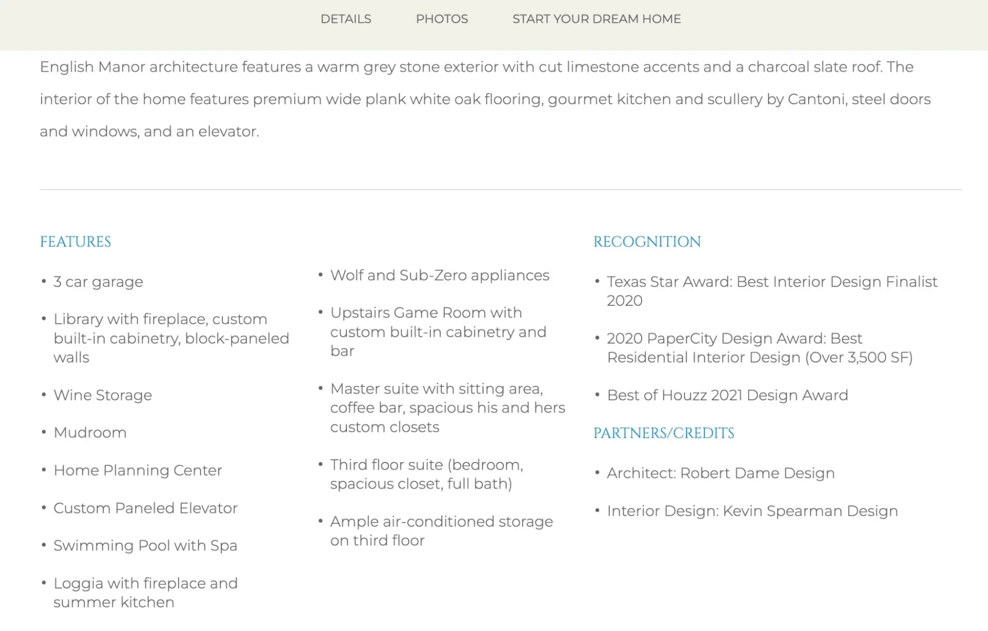 sims luxury builders portfolio