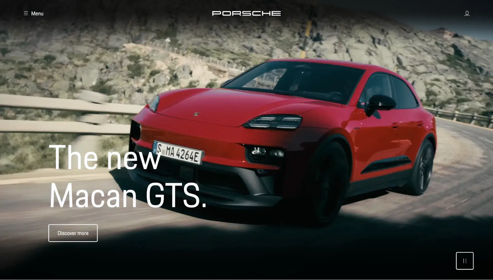 fancy website: porsche