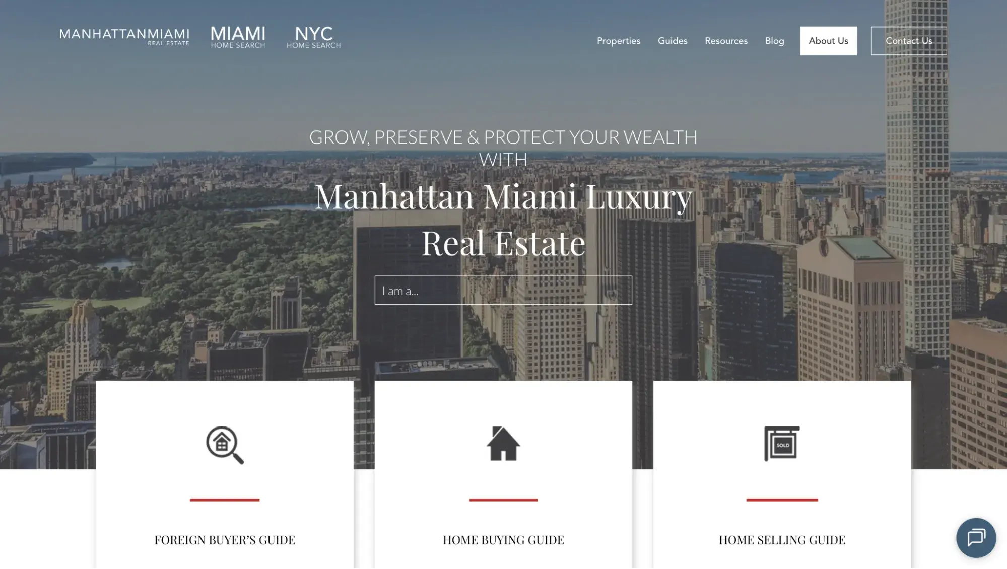 fancy website: manhattan miami real estate