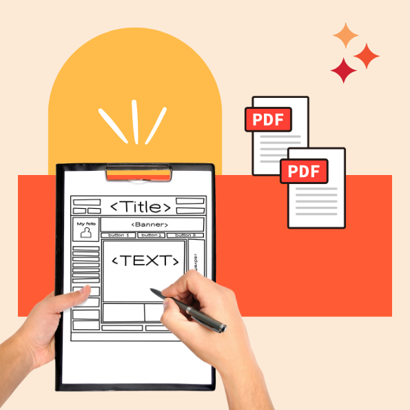 marketer creating a blog post template in Google Docs
