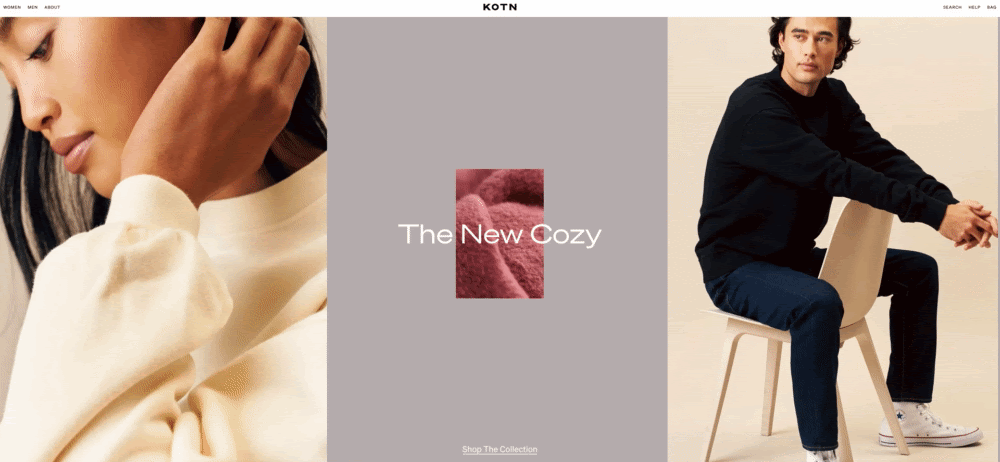 an example of a responsive design changing based on preset website breakpoints