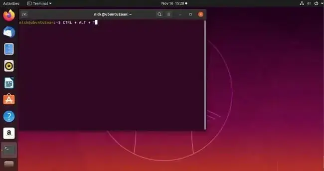 Press Ctrl+Alt+T on your keyboard to launch a terminal window to flush DNS in Linux