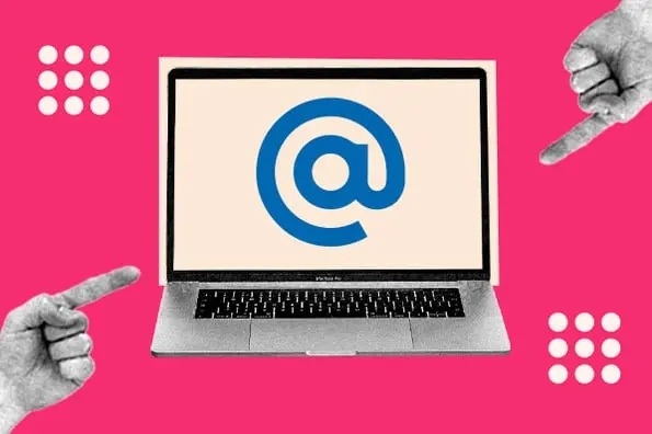 person pointing to the best email service providers 