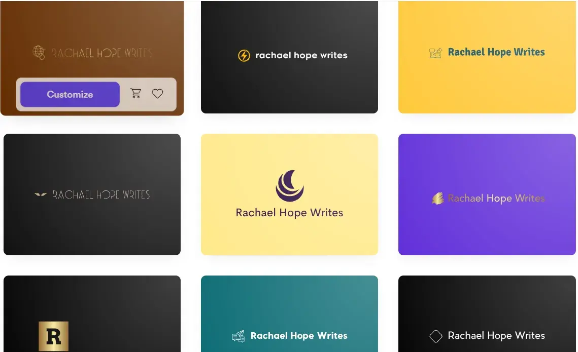 more logos generated by looka