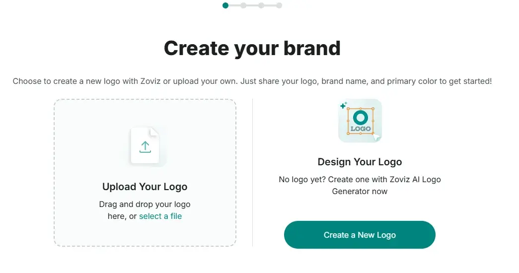 uploading a logo to use zoviz email signature generator
