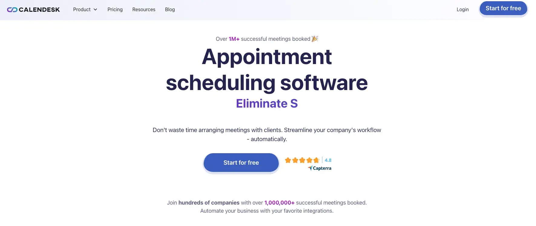 free online booking system, calendesk