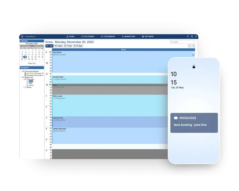 free online booking system, bookeo