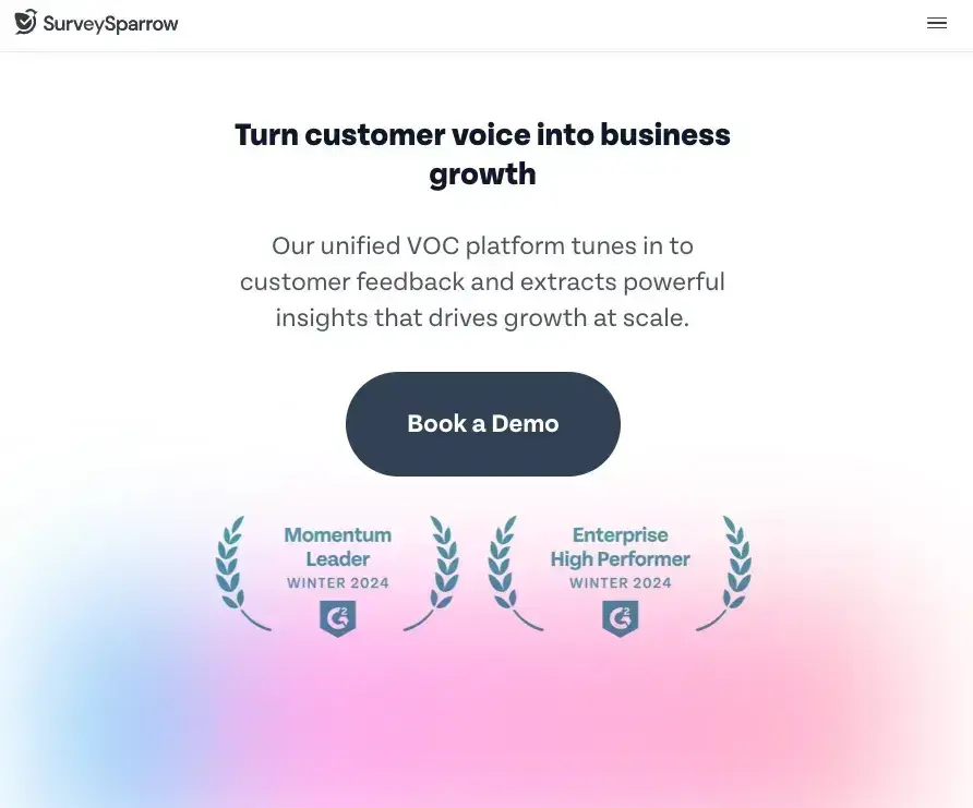 free online survey maker, survey sparrow