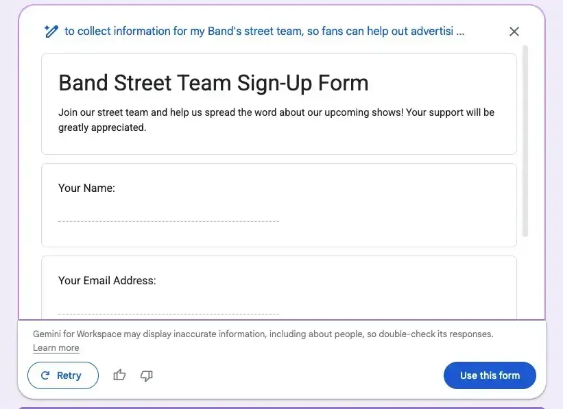 free online survey maker, googleforms