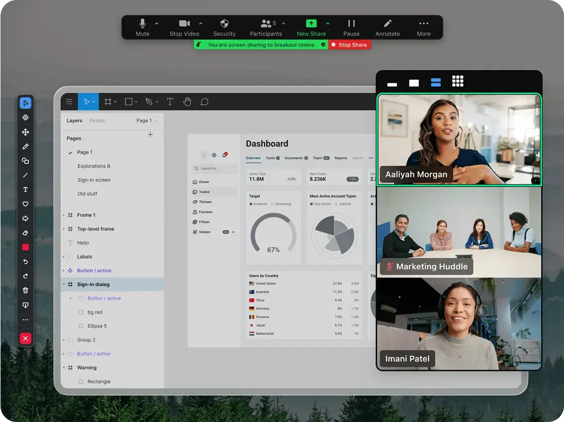 Zoom is popular meeting software that can be configured for GDPR