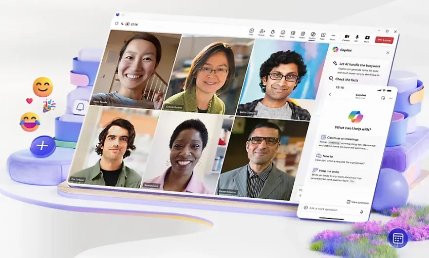 gdpr business software: Screenshot of Teams from Microsoft Teams homepage.