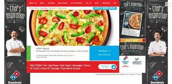 global marketing example, dominos