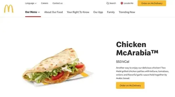 global marketing example, mcdonalds