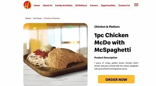 global marketing example, mcdonalds mcspaghetti