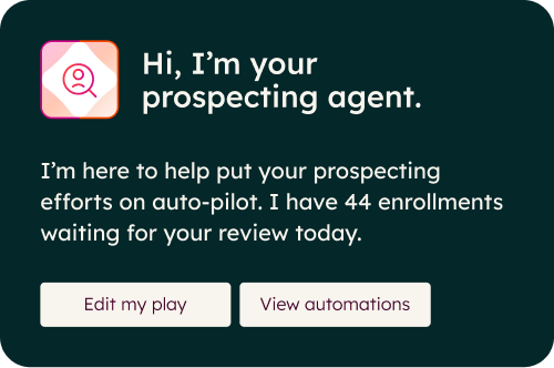 Prospecting Agent