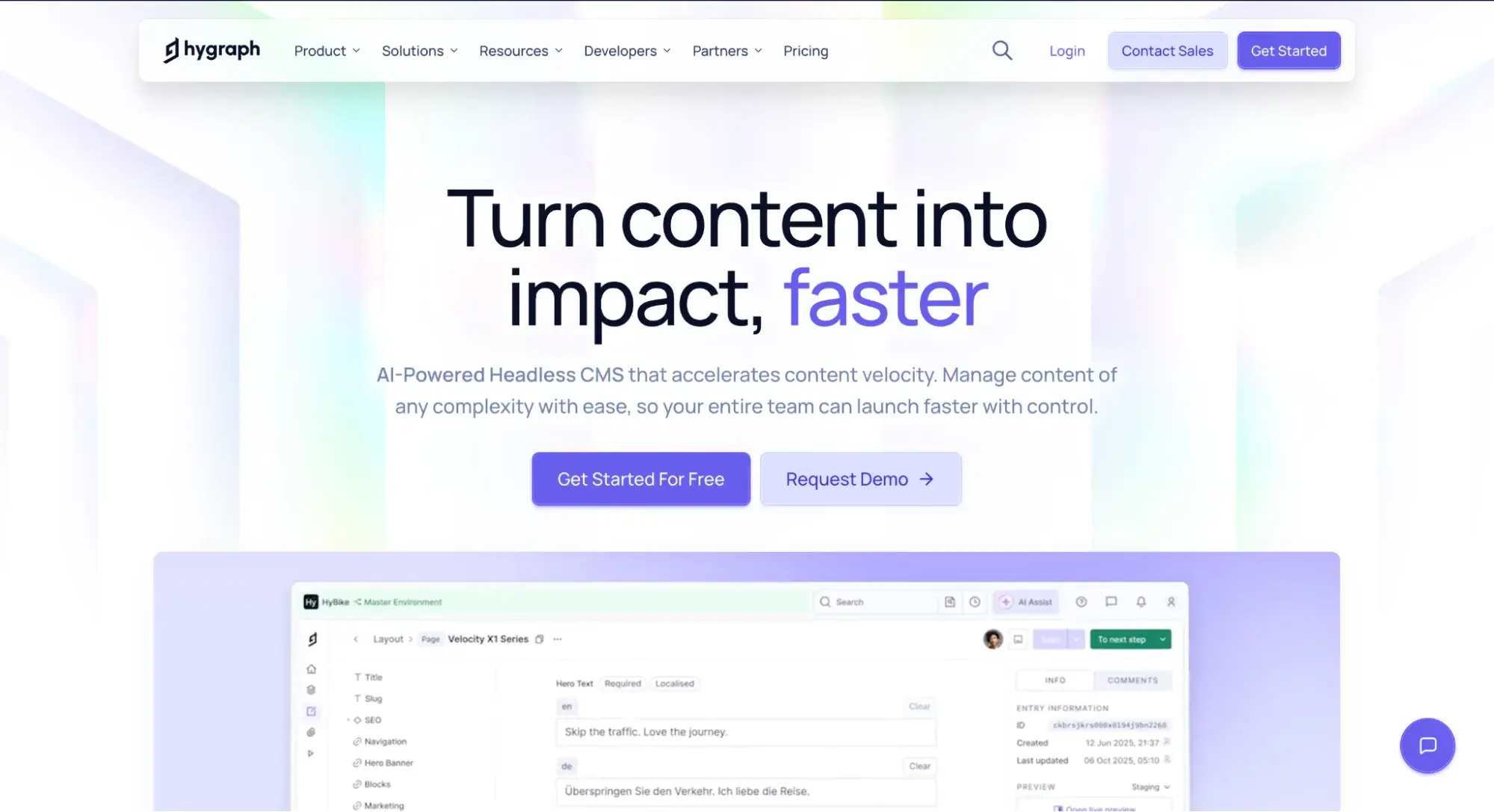 headless cms vendors: hygraph