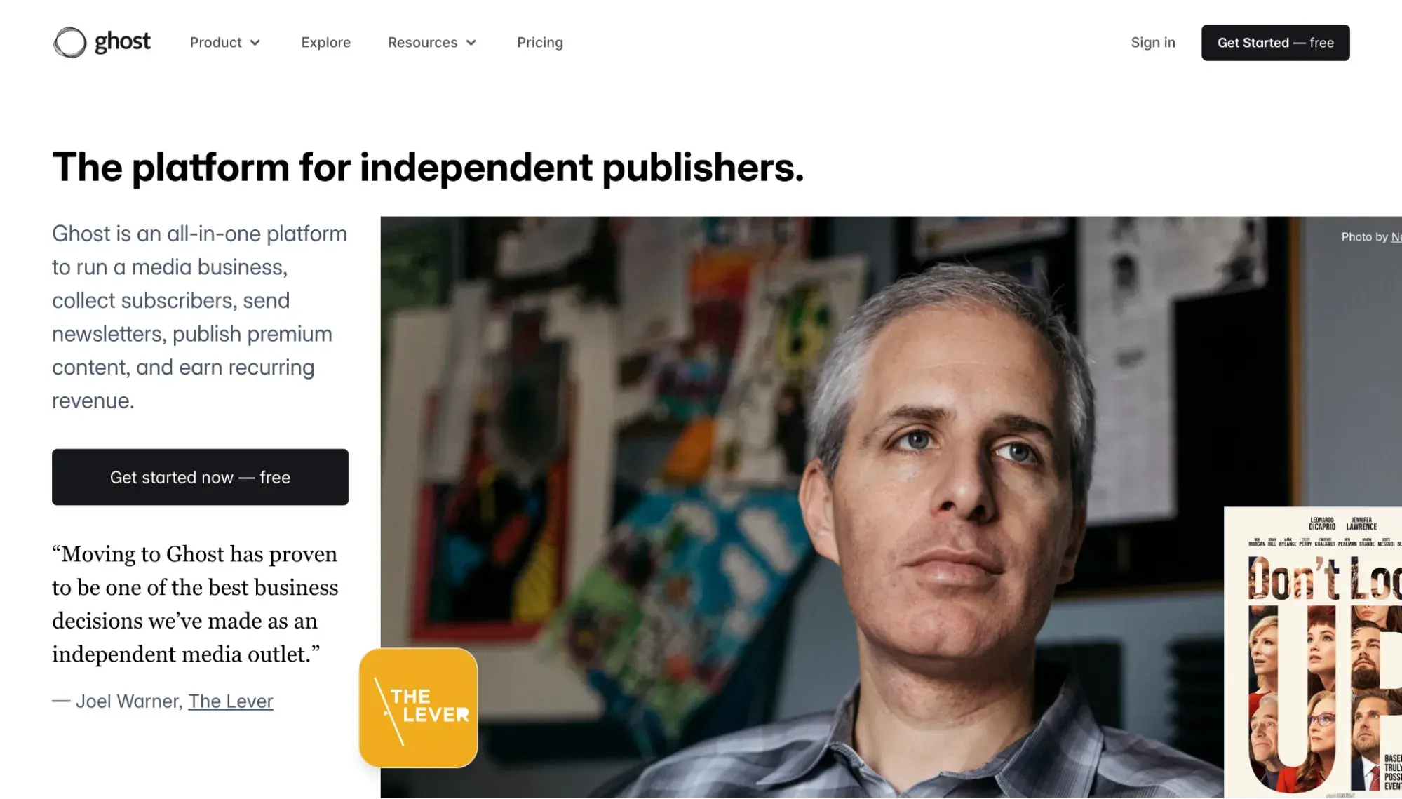 headless cms vendors: ghost