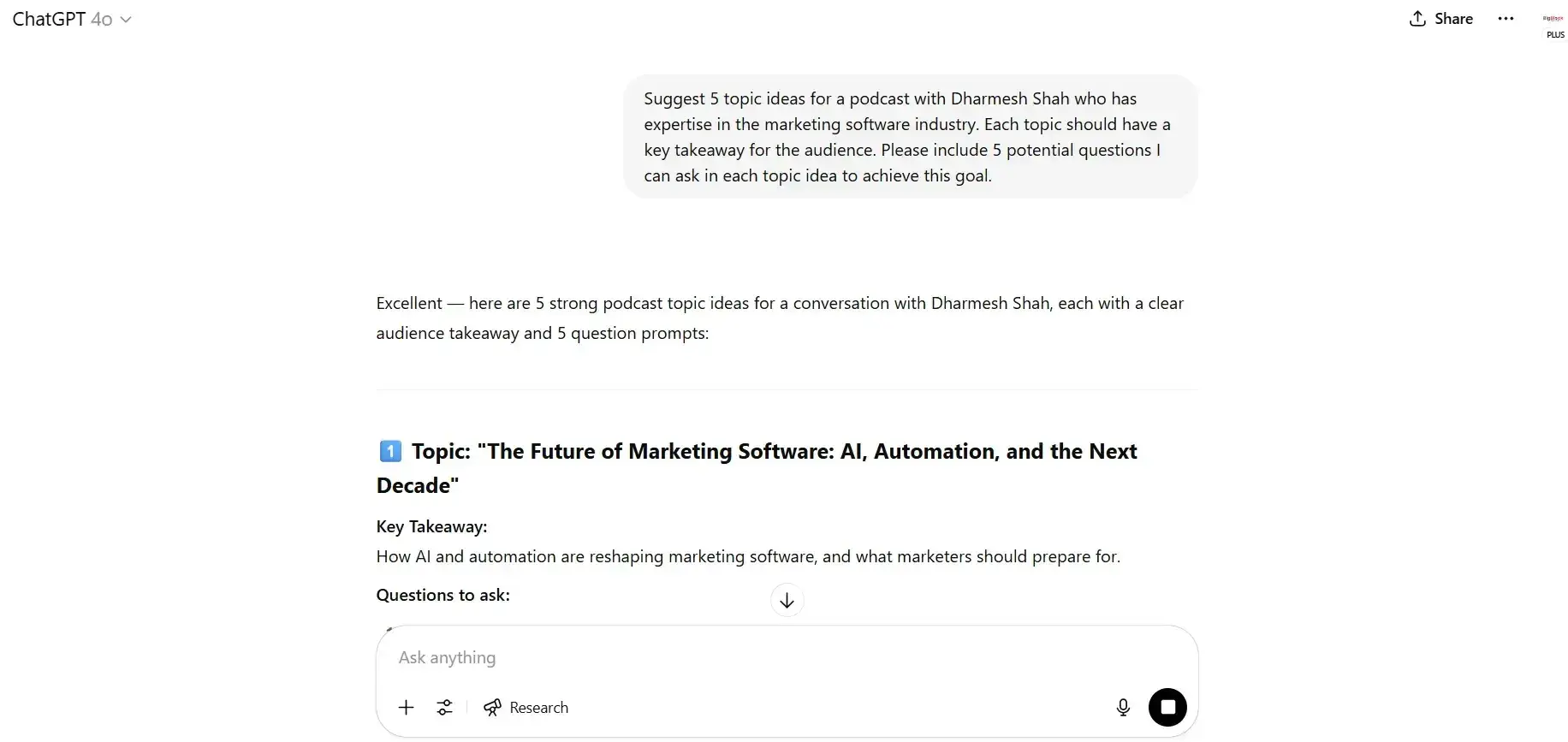 how ai works: using ai as a marketer to ideate topics, intros, and outlines for campaigns