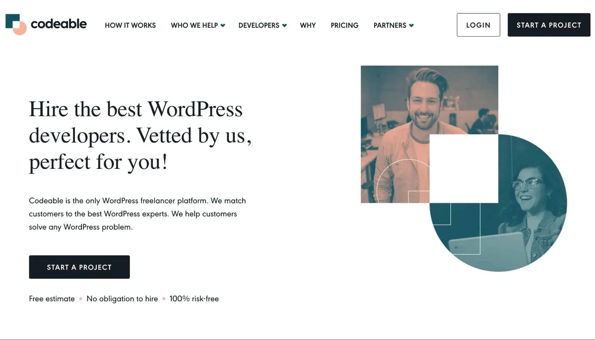 the codeable marketplace for freelance wordpress developers.https://www.codeable.io