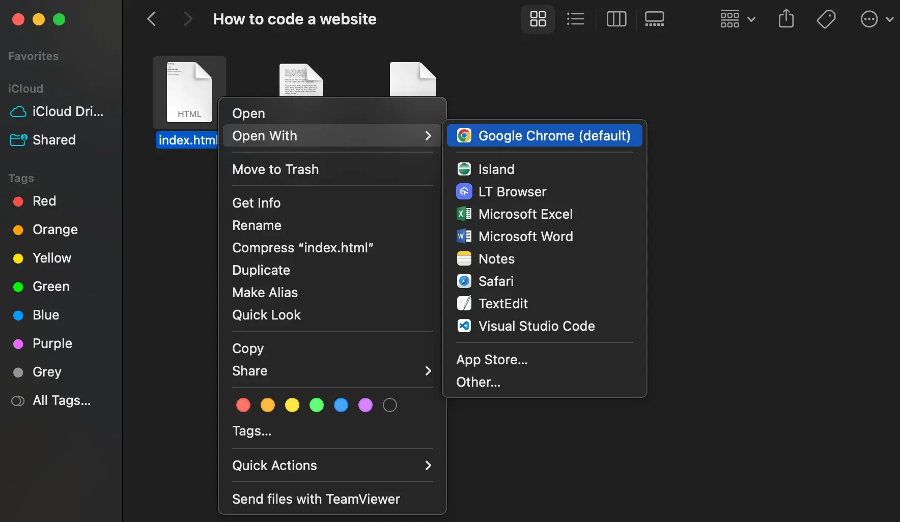 how to code a website: how to preview your website in your web browser.