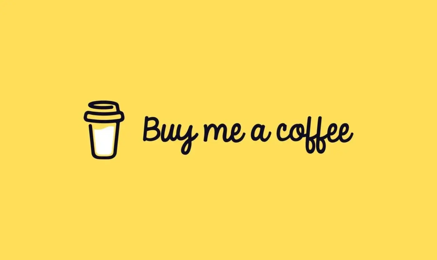 a screenshot of buy me a coffees logo