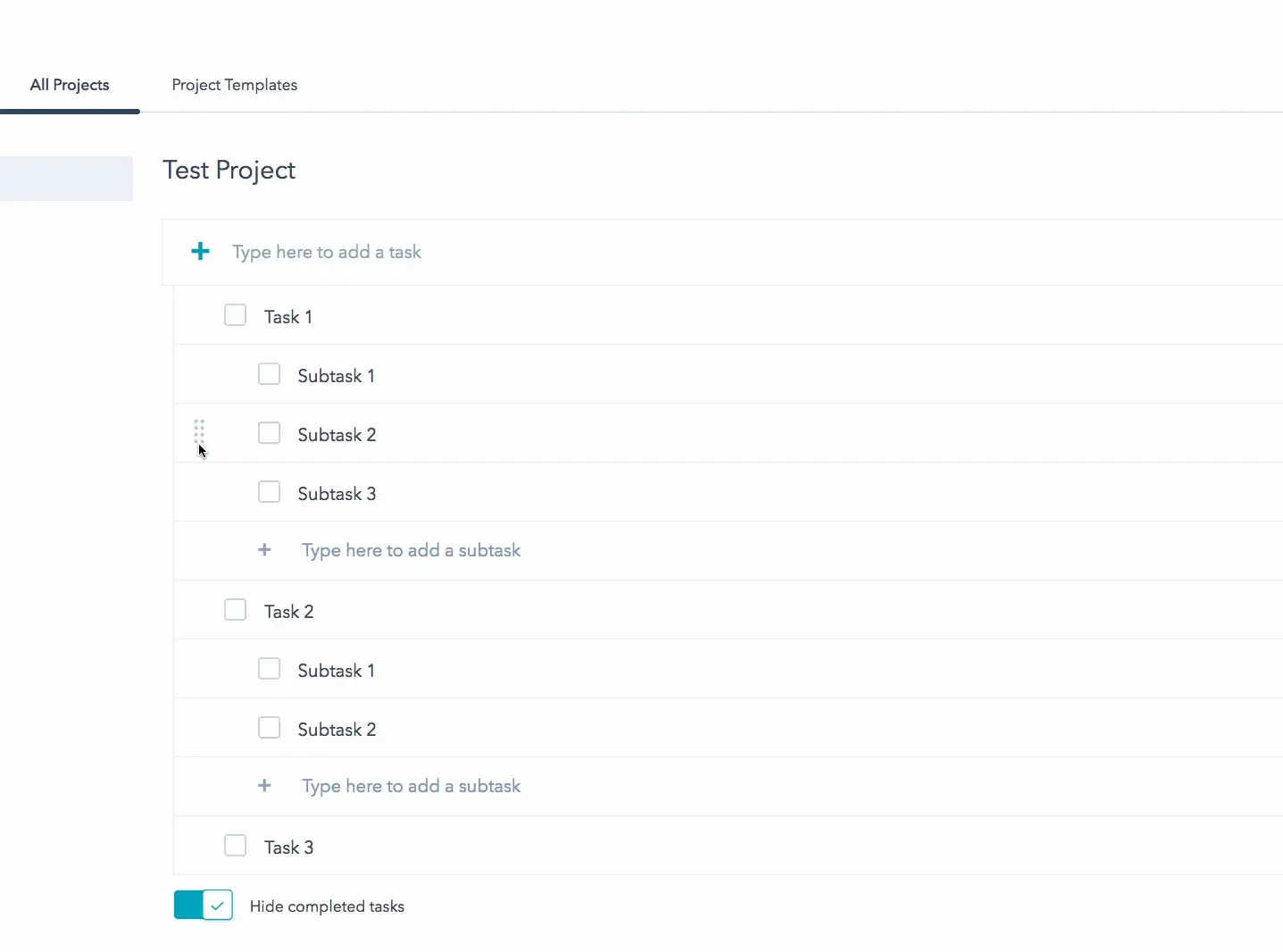 hubspot project plan technical documentation example