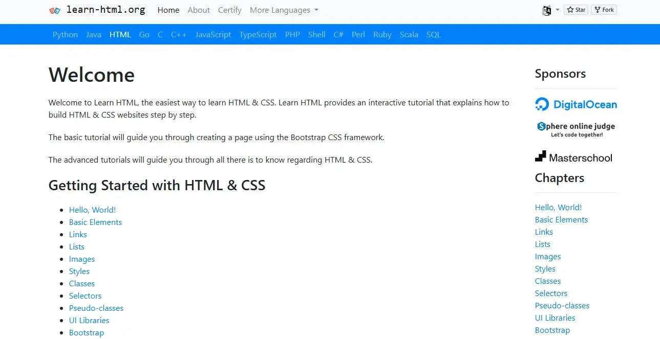 html for beginners, learnhtml