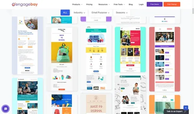 html email marketing, engage bay