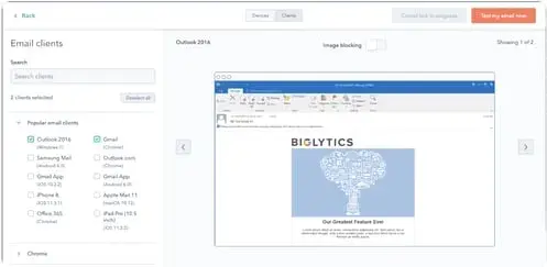 html email marketing, clients