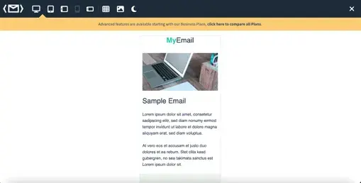 html email marketing, preview