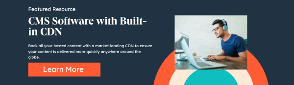 cms software with built in cdn cta 