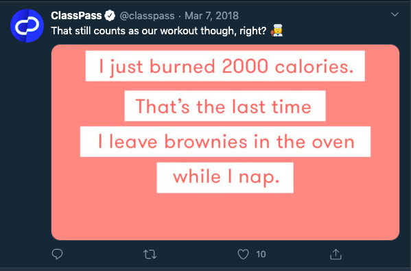 ClassPass Twitter