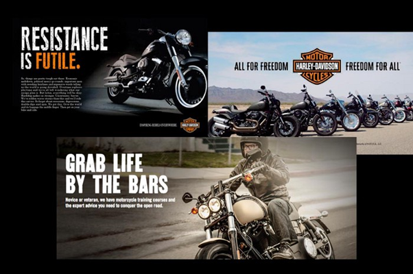 exemple communication harley davidson